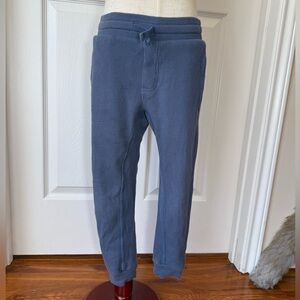 miles the label blue waffle sweat pants with pockets size 6y